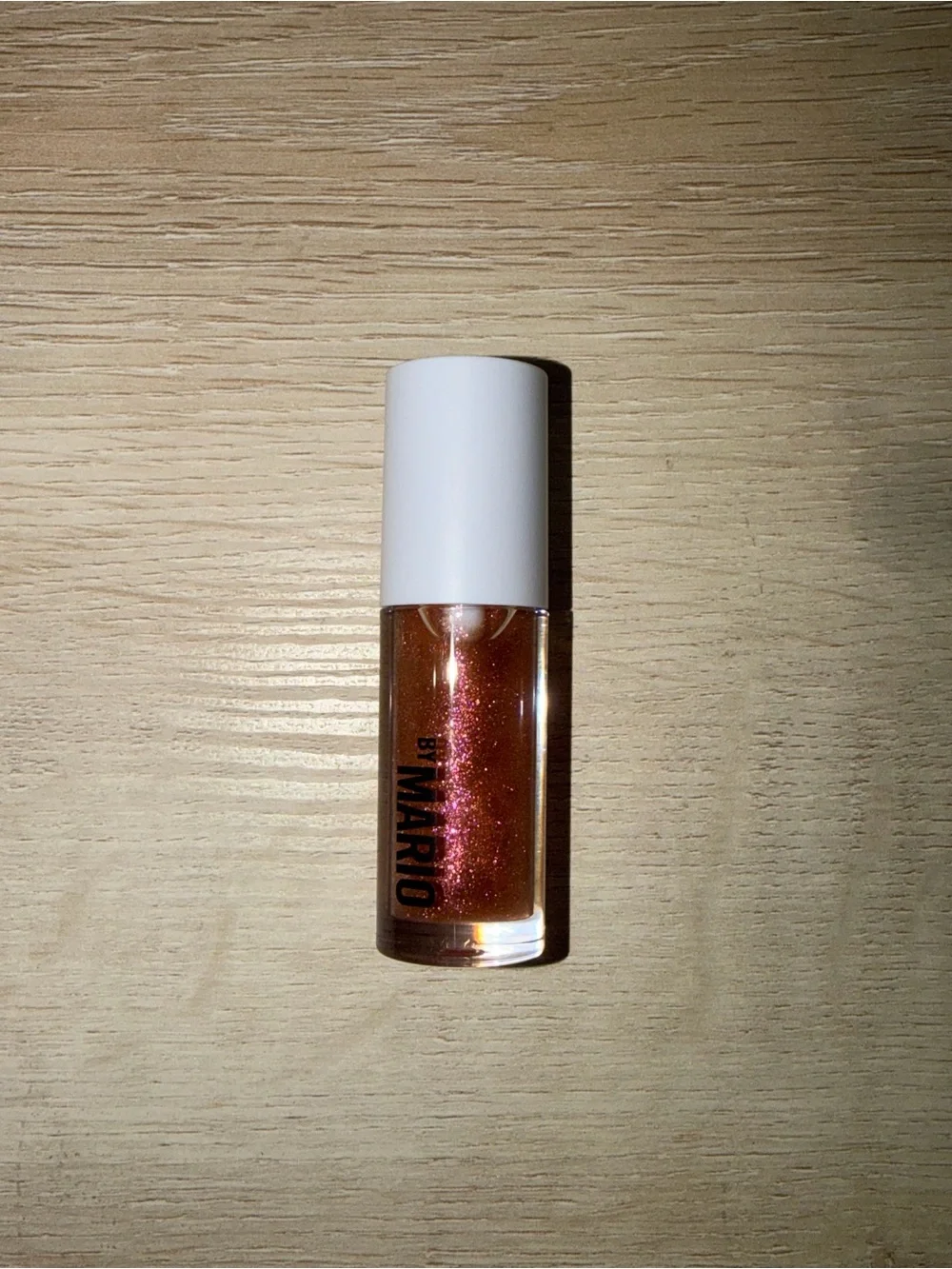 MAKEUP BY MARIO Metallic Lip Gloss – SHADE: Rose Gold Sparkling Bronze Lip Gloss